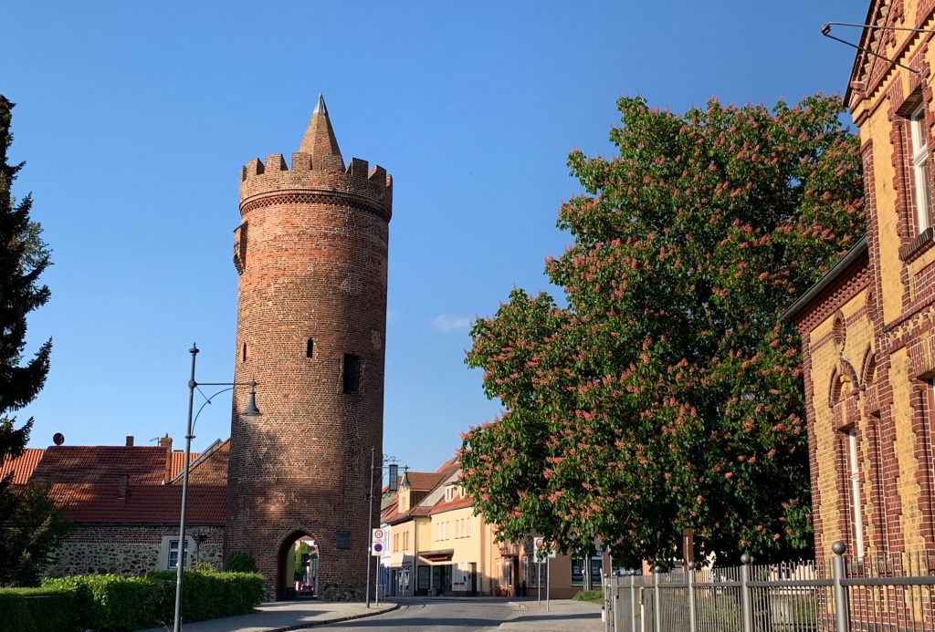 Der "Dicke Turm": Turm vom Luckauer Tor in Beeskow