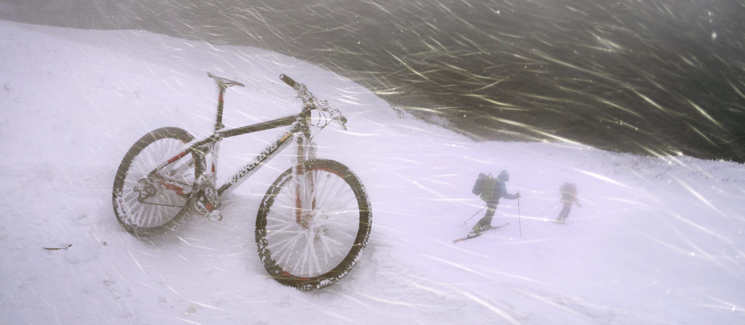 Radtour bei Kälte, Radfahren im Winter