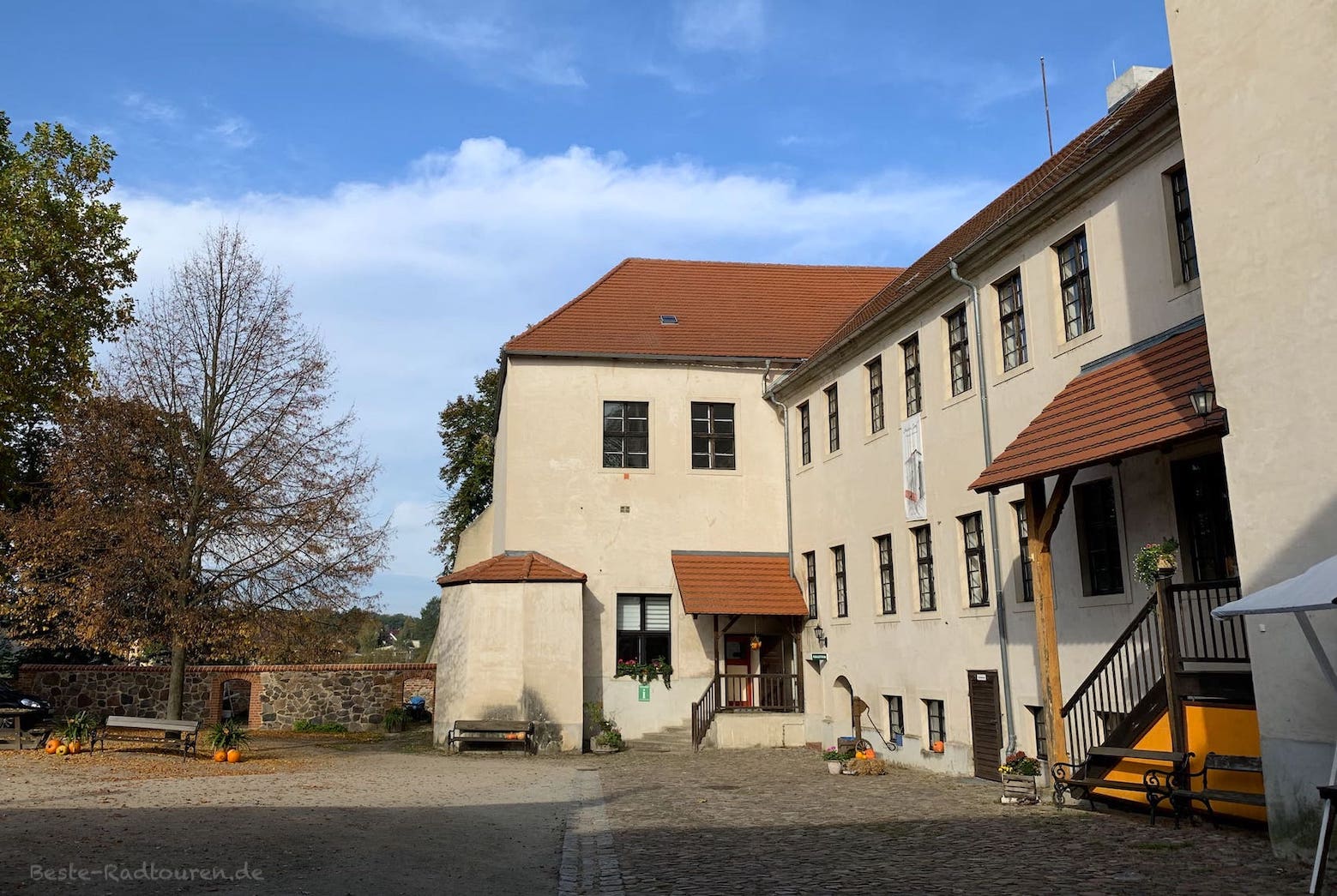 Burg Friedland, Foto vom Innenhof / Burghof