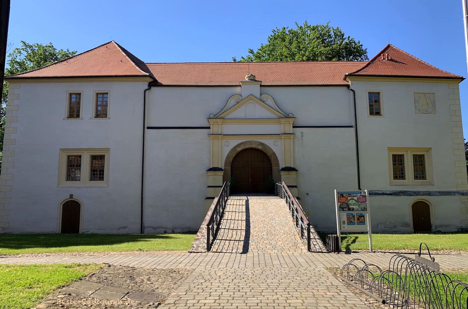 Schloss Senftenberg, Foto von vorn