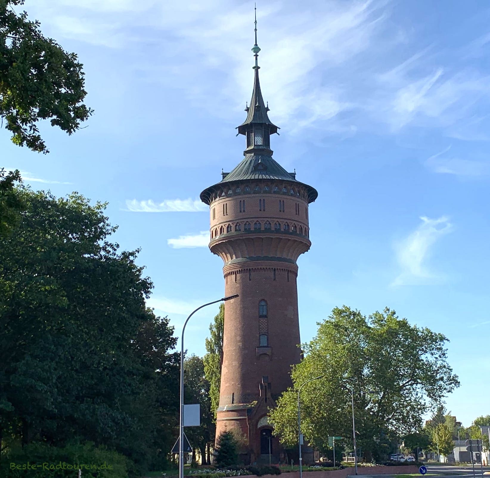 Wasserturm Forst/ Lausitz, Foto vom Norden her
