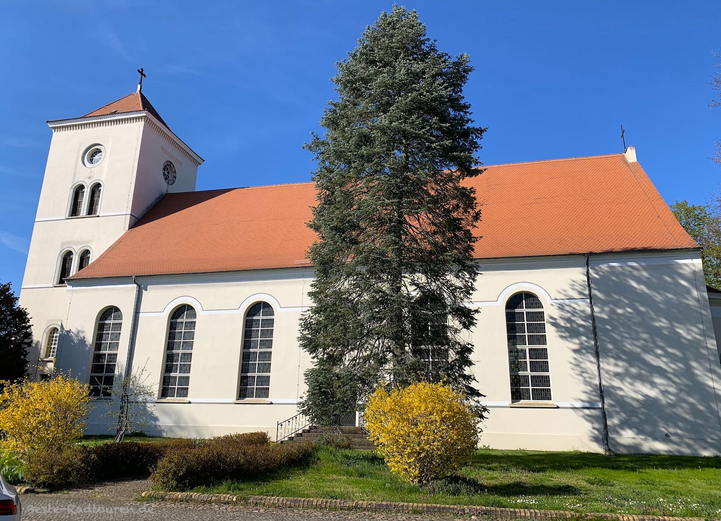Im Zentrum von Friesack: Die evangelische Kirche