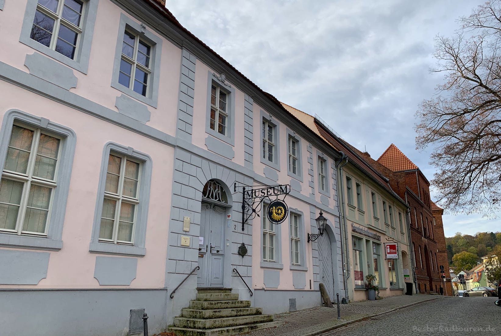 Foto im Zentrum von Bad Freienwalde: Museum und Tourist-Information