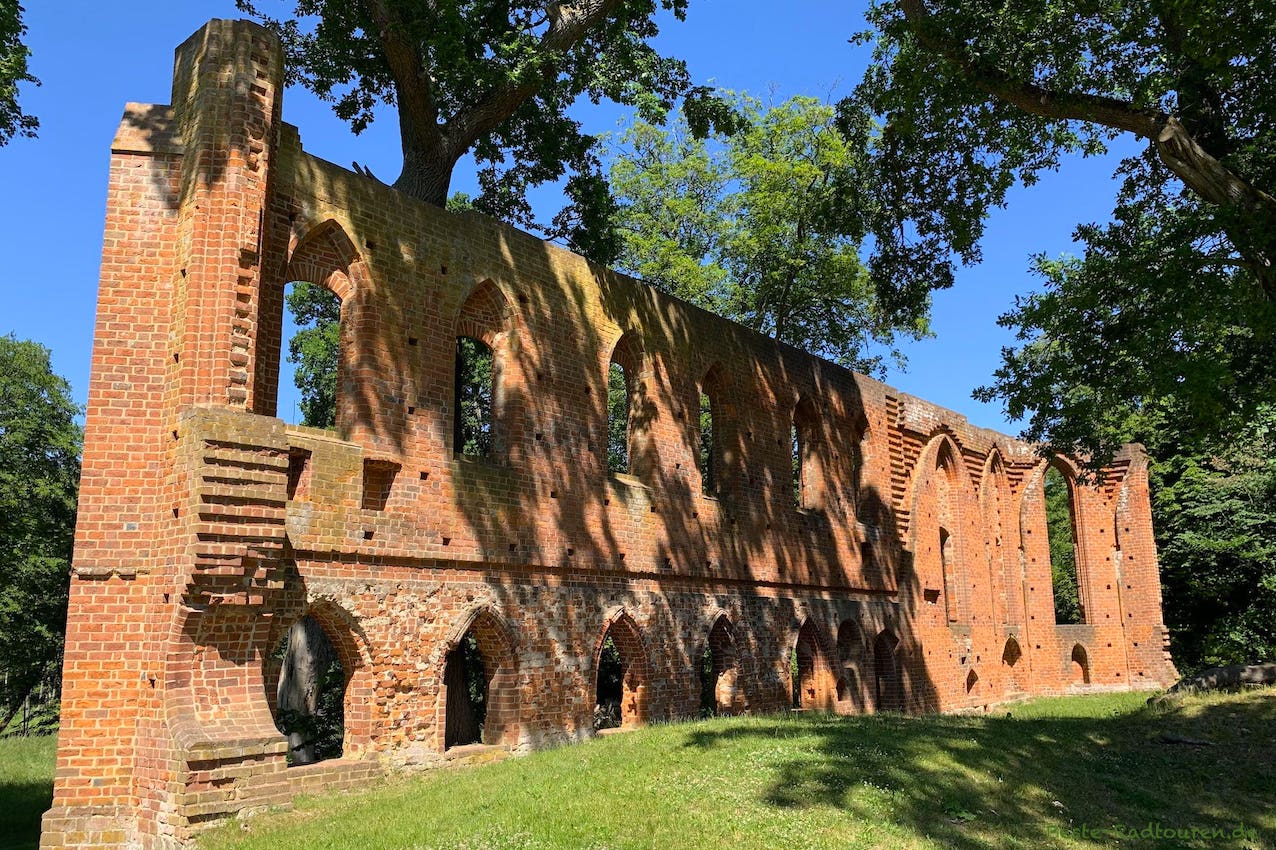 Kloster-Ruine Boitzenburg, Wand