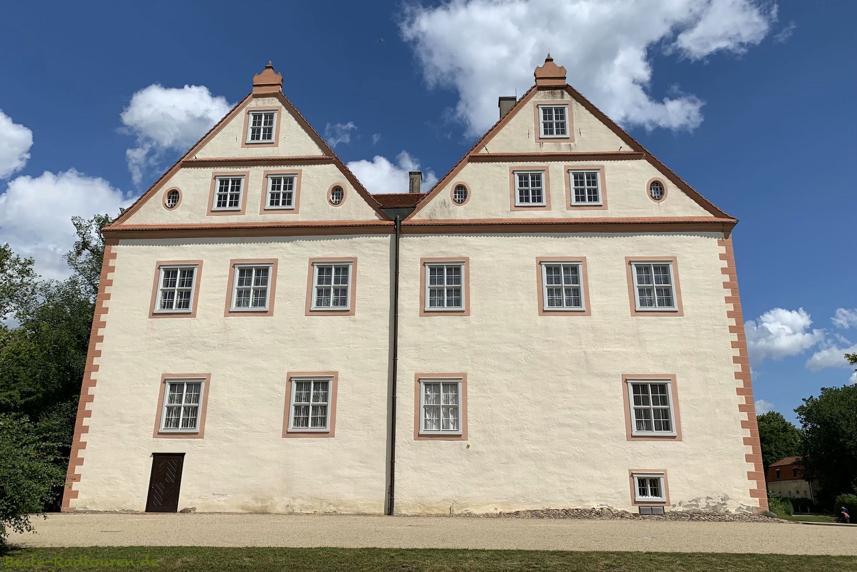 Foto vom Süden her: Schloss Königs Wusterhausen, Rückseite