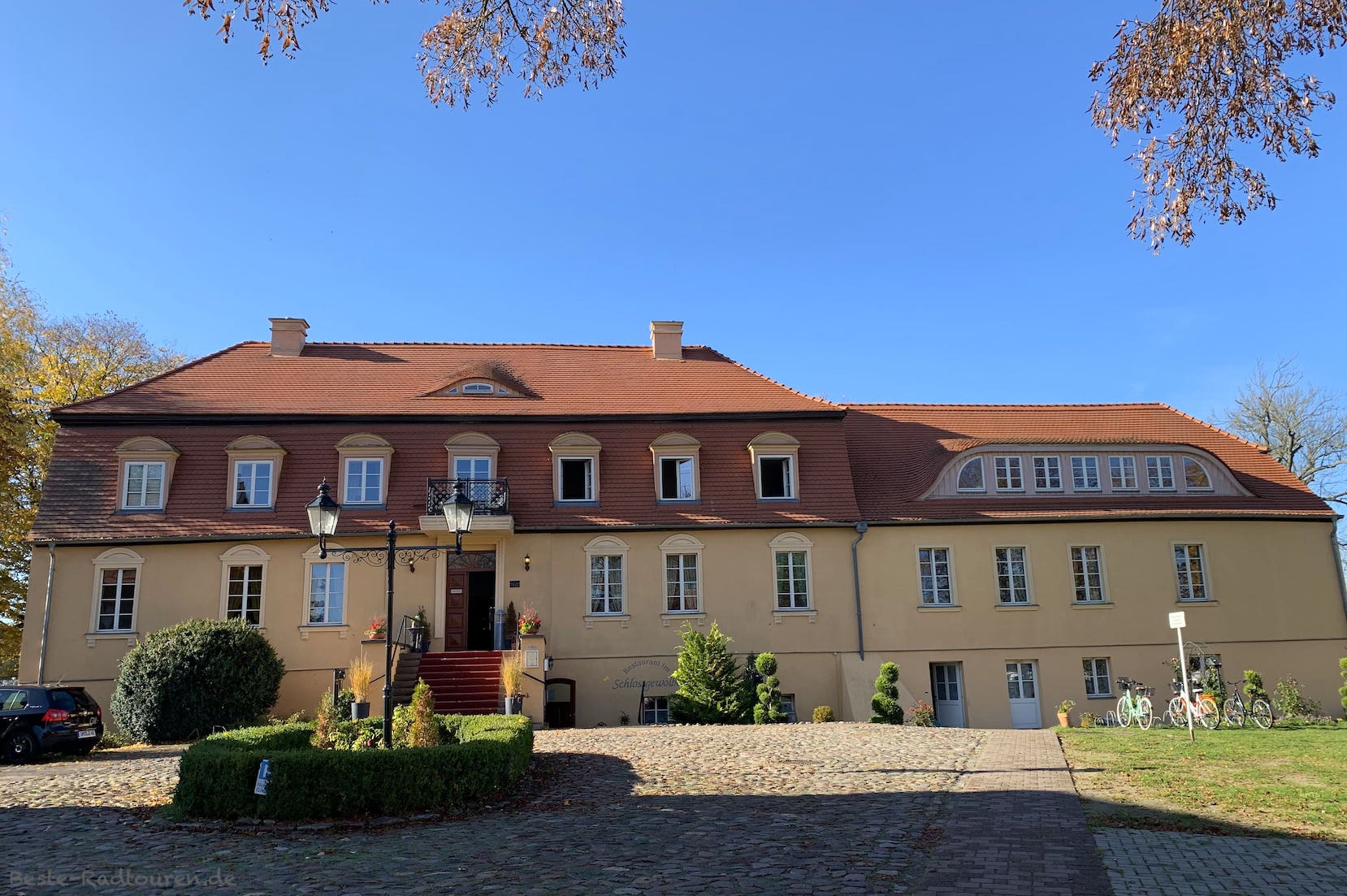 Foto vom Osten her: Schloss Zehdenick (Havelschloss), Eingang