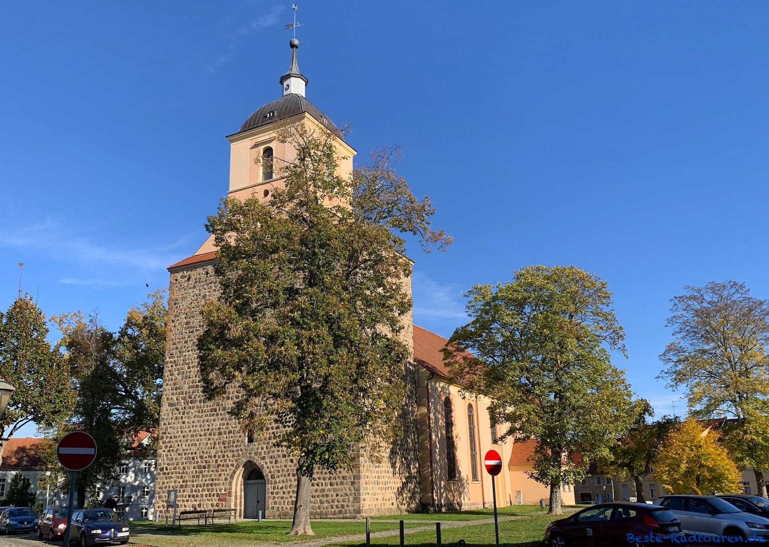 Stadtkirche Zehdenick, Foto von Südwesten her