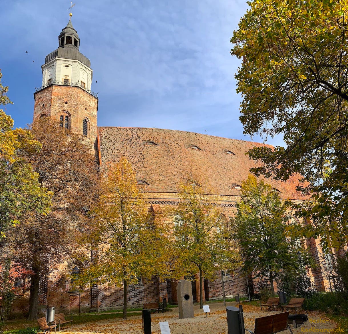 Herzberg (Elster), St.-Marien-Kirche, Foto von hinten
