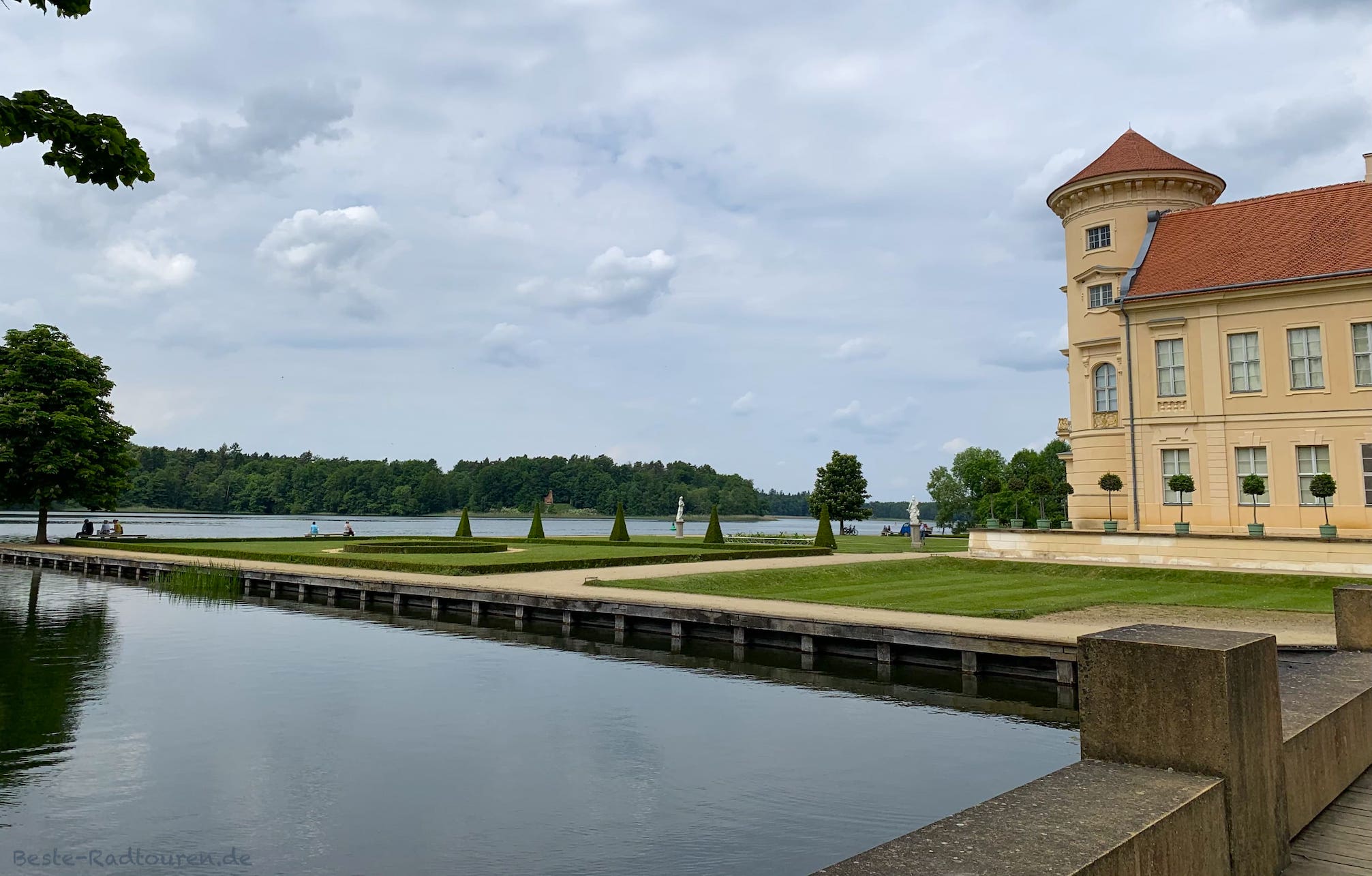 Schloss Rheinsberg, Park am Grienericksee