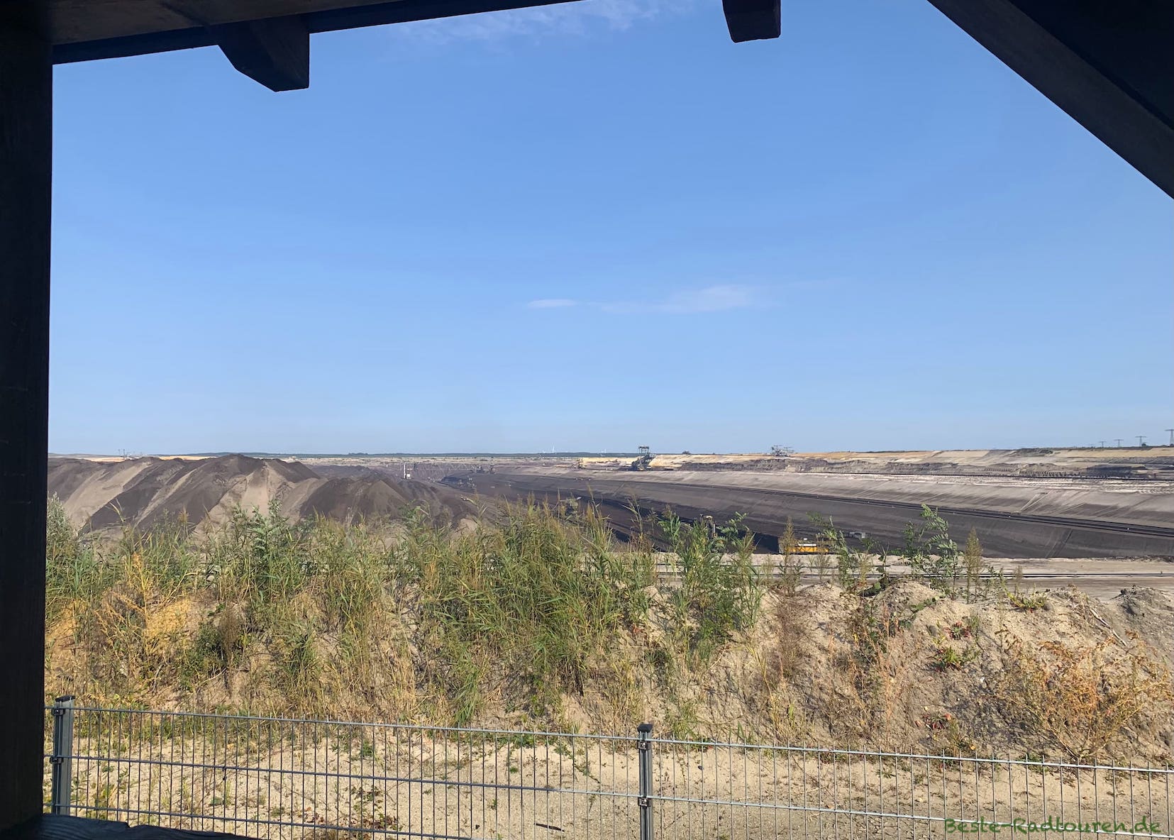 Tagebau Welzow-Süd, Foto von der Aussichtsplattform
