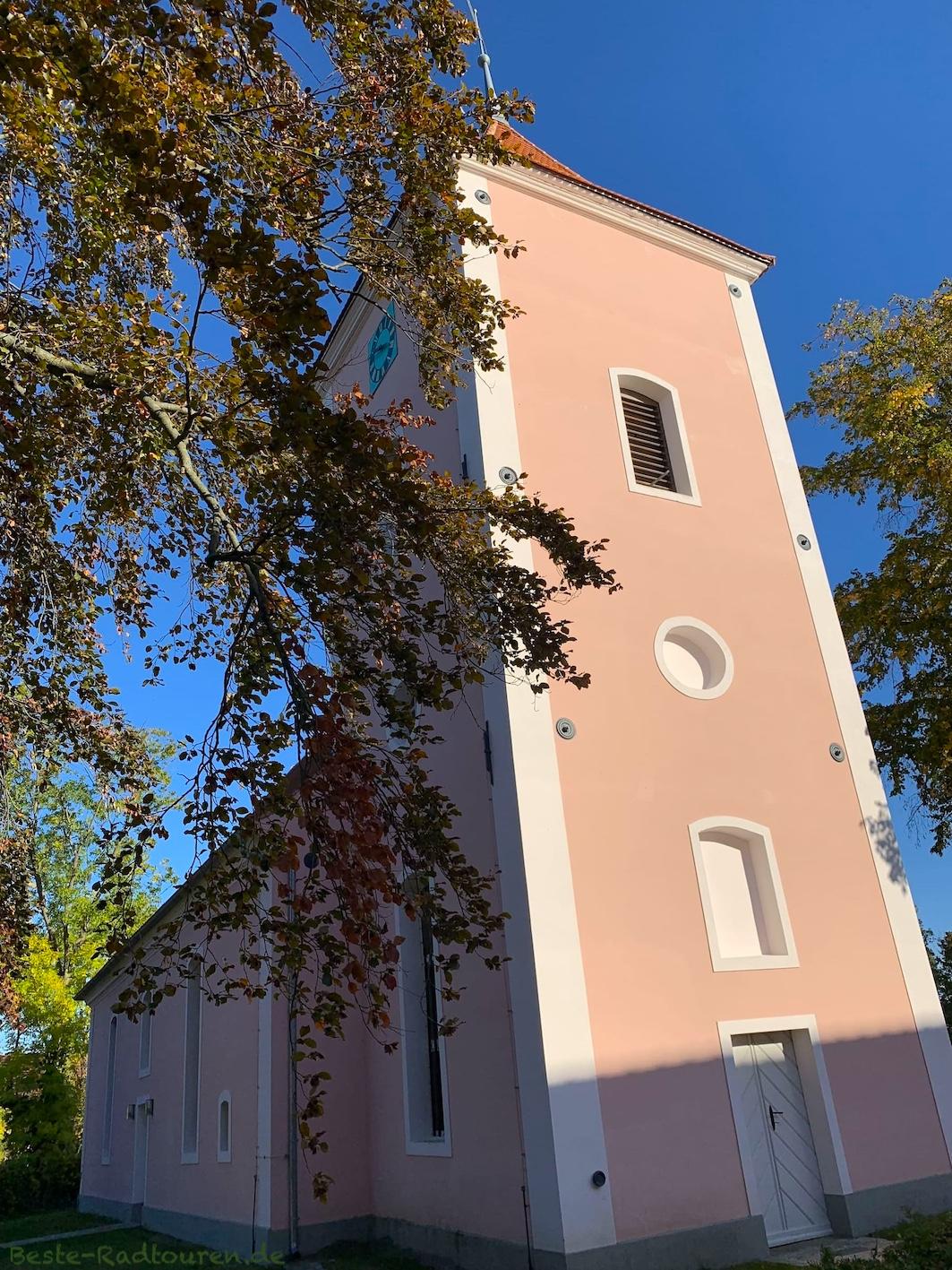 Foto vom Radwanderweg Potsdam aus: Dorfkirche Buchholz (Beelitz)