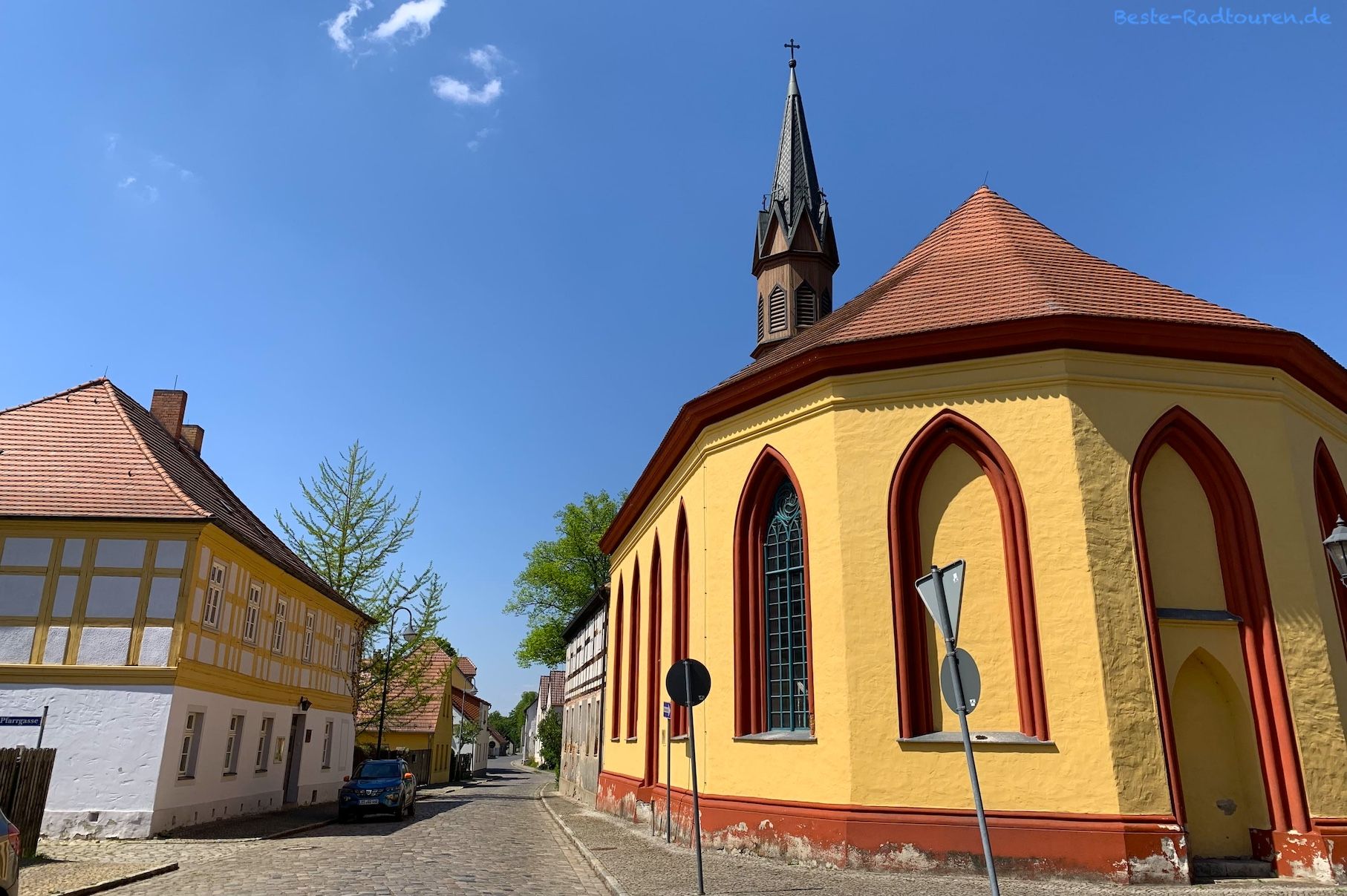 Landkirche Lieberose, Foto von hinten