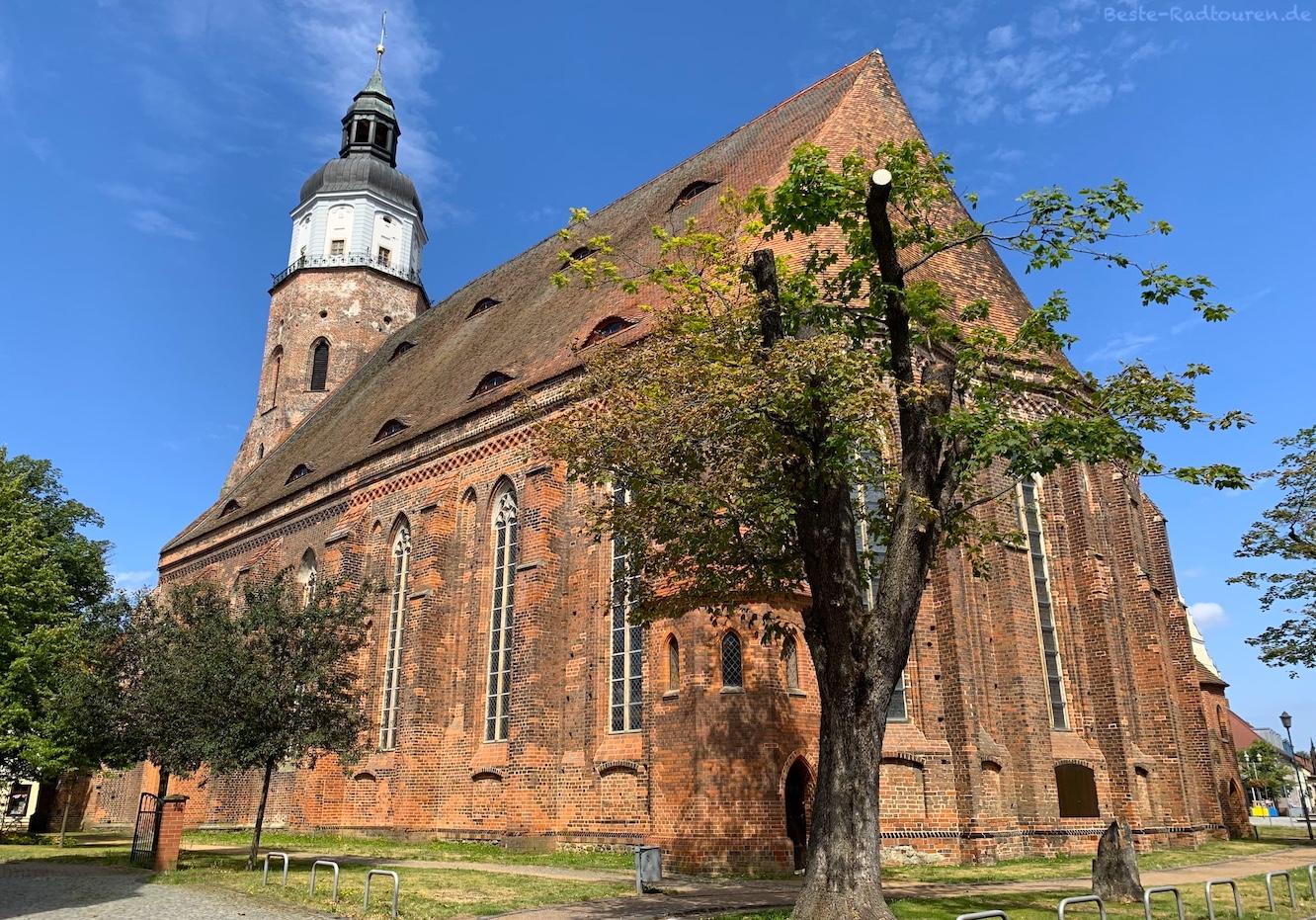 Foto von hinten: St.-Marien-Kirche, Herzberg (Elster)