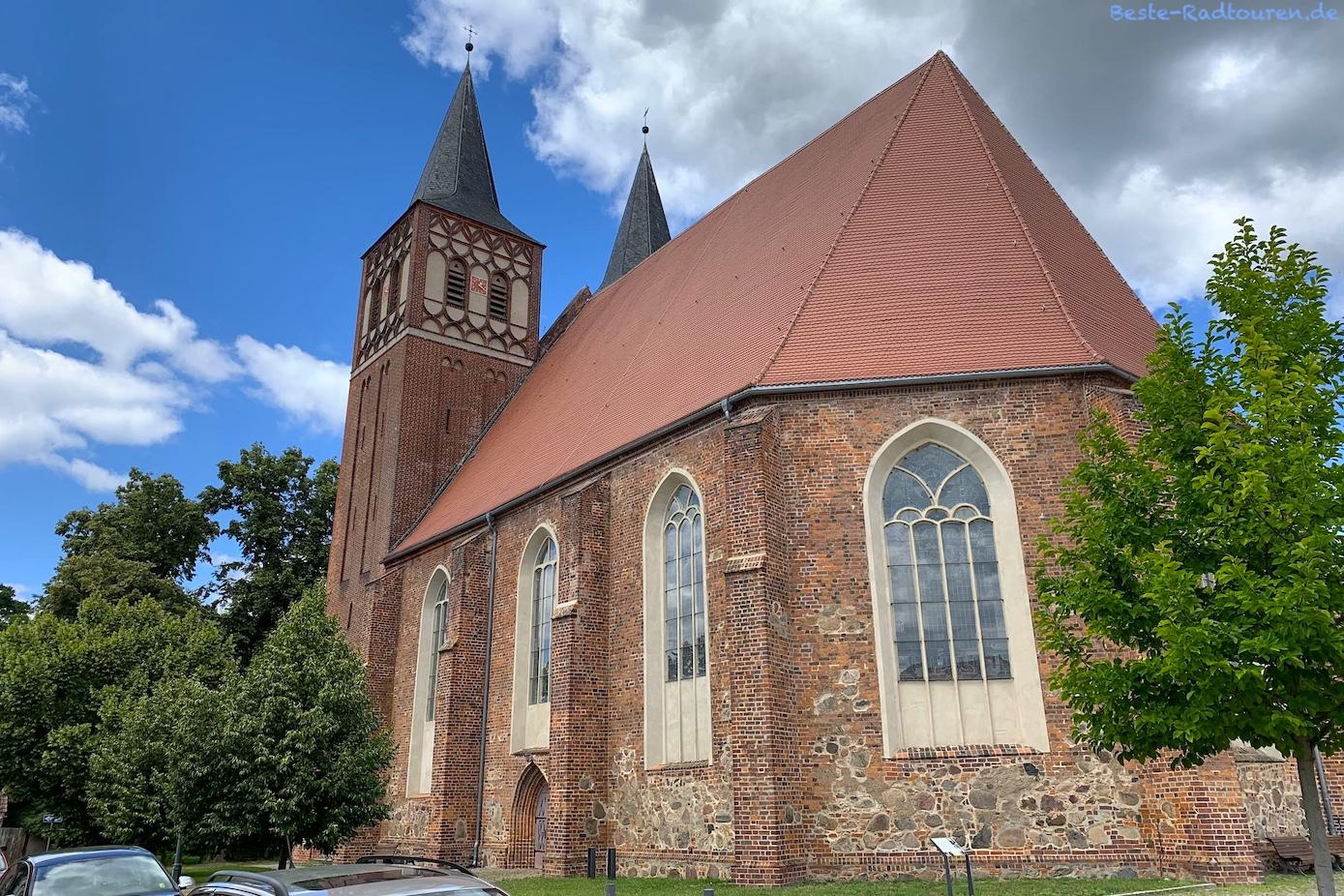 Kirche St. Sebastian, Baruth, Rückseite