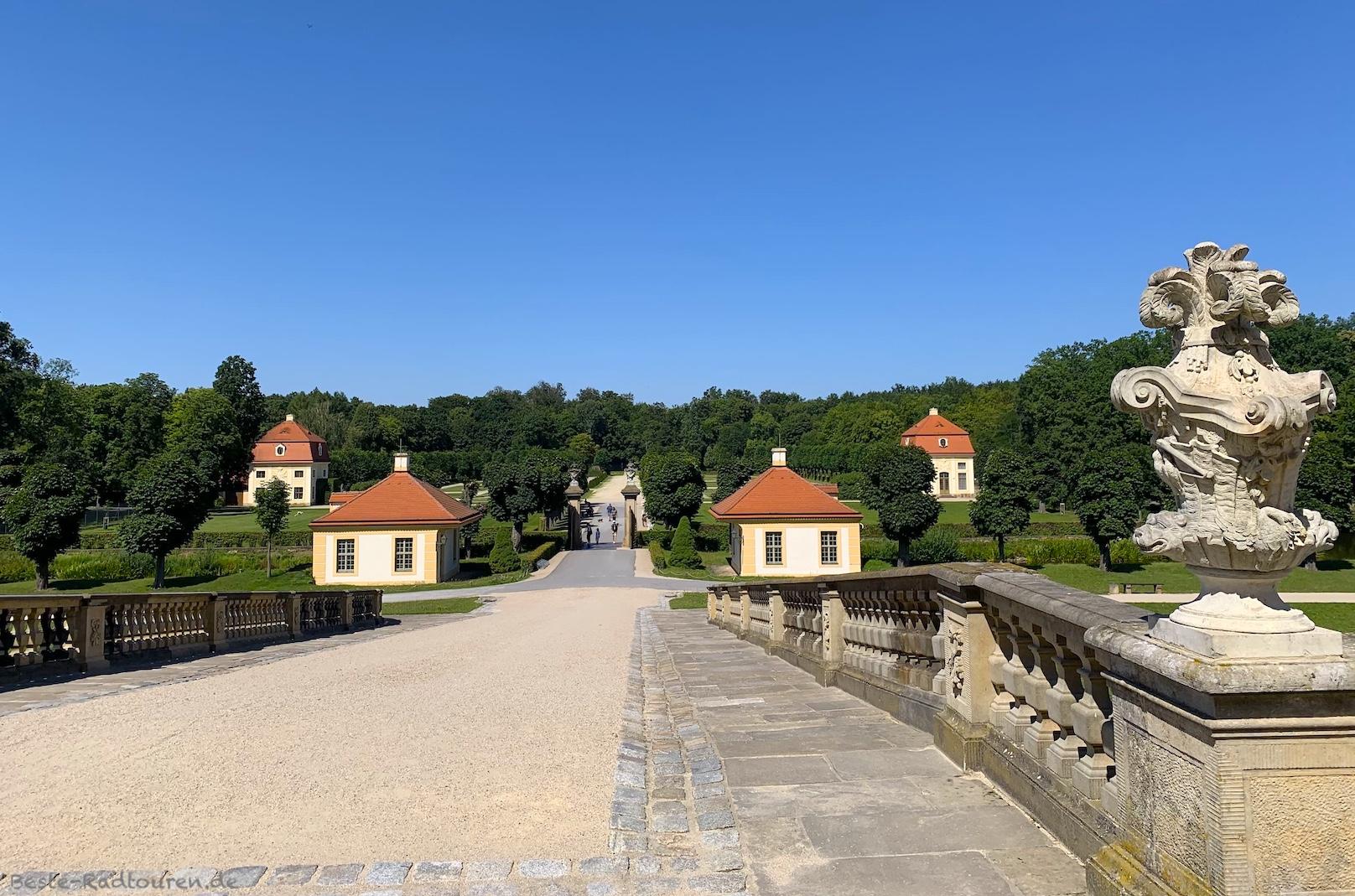 Bild von Schloss Moritzburg aus (Nordseite): Schlosspark / Schlossgarten