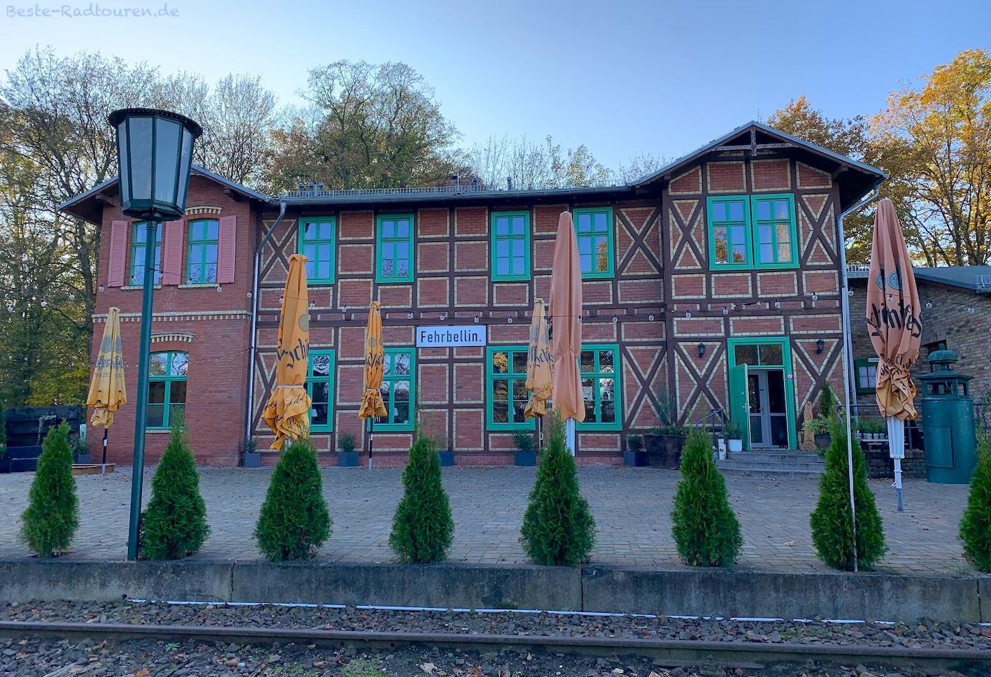 Foto von Fontane.Rad-Route und Radweg Stille Pauline aus: Alter (ehemaliger) Bahnhof Fehrbellin