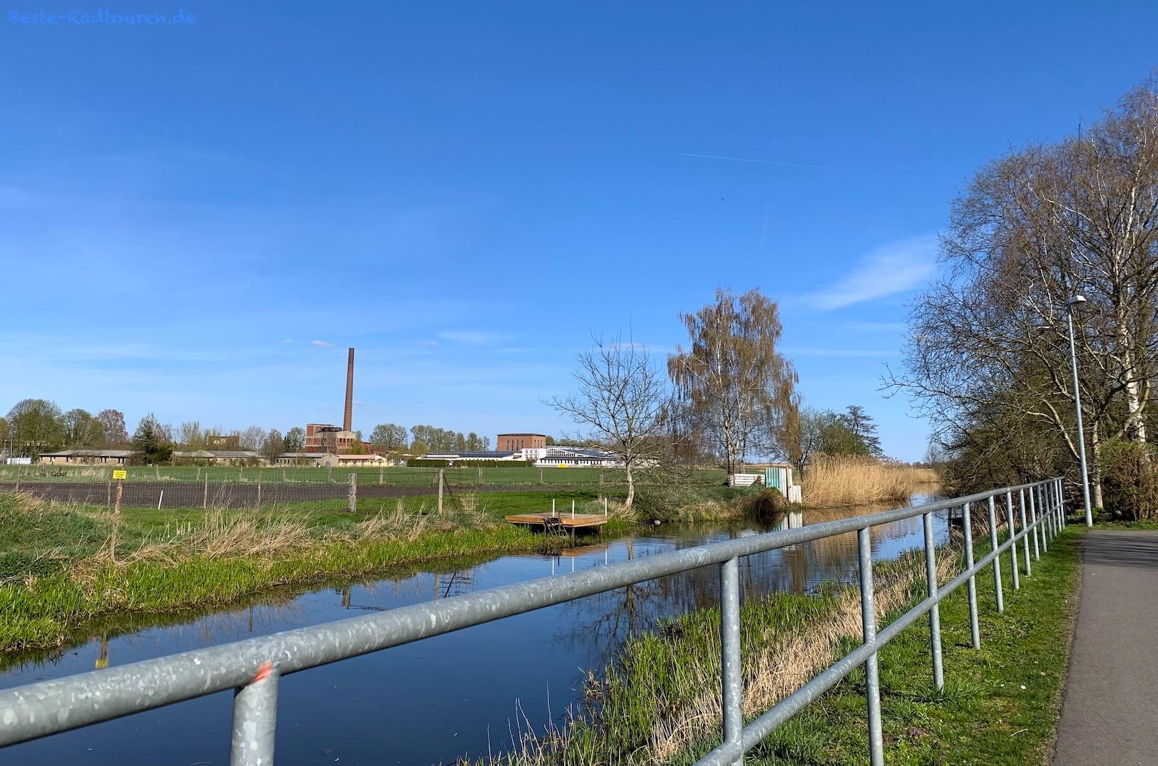 Foto vom Theodor-Fontane-Radweg aus: A-Graben Fehrbellin