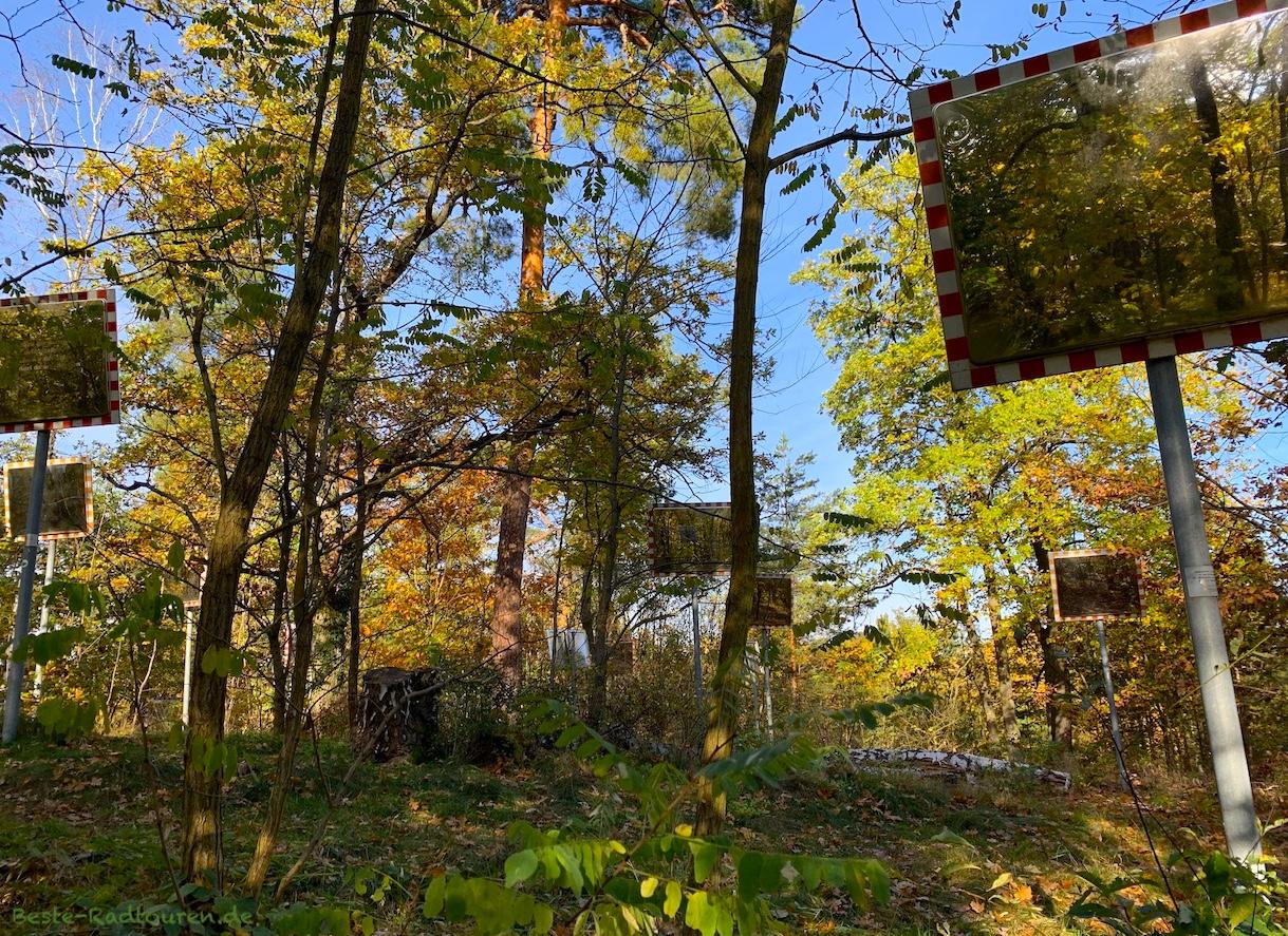Kunst-Installation am und auf dem Murellenberg und im Schanzenwald, Murellenschlucht Berlin
