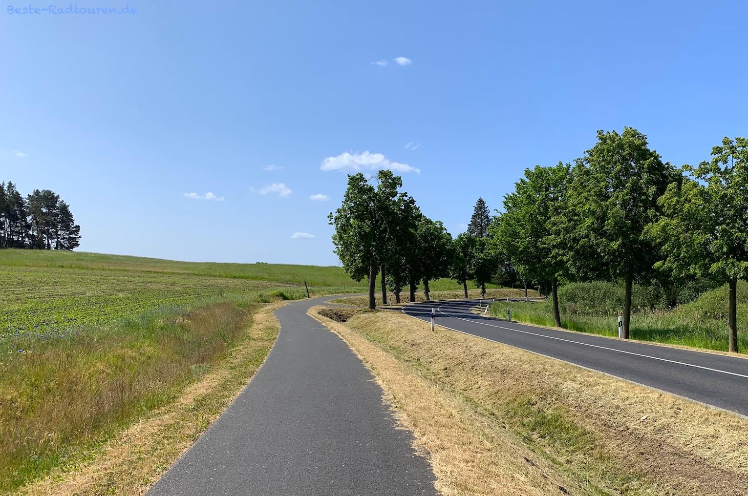 Radweg von Ahrensdorf nach Löwendorf und Trebbin
