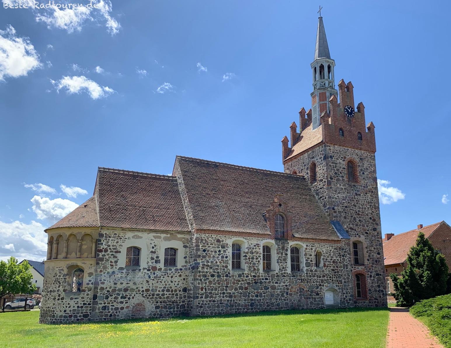 Foto vom Norden her: Dorfkirche Wittbrietzen (Beelitz)