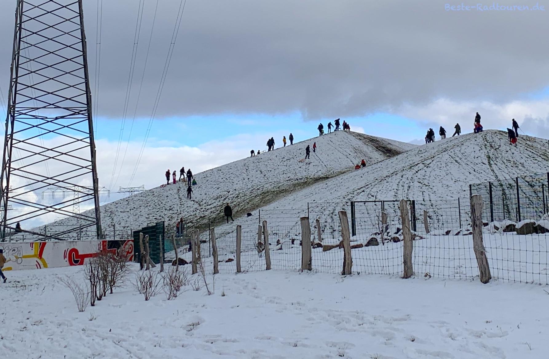 Rodelberg an der Minna-Todenhagen-Brücke, Berlin-Baumschulenweg