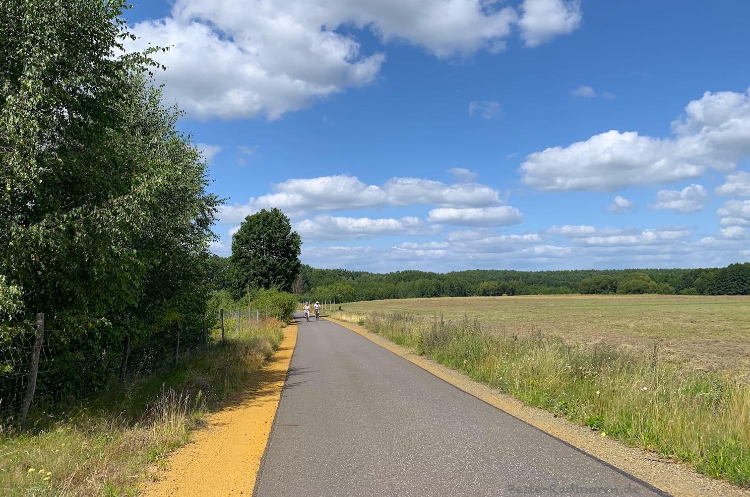 Neuer Radweg von Goyatz nach Mochow (Gemeinde Schwielochsee, Dahme-Spreewald)
