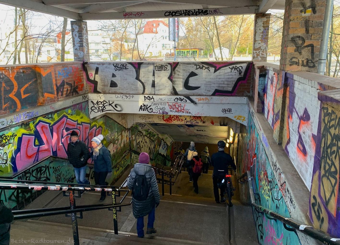 Foto vom Süden her: Spreetunnel Friedrichshagen, Eingang Köpenick