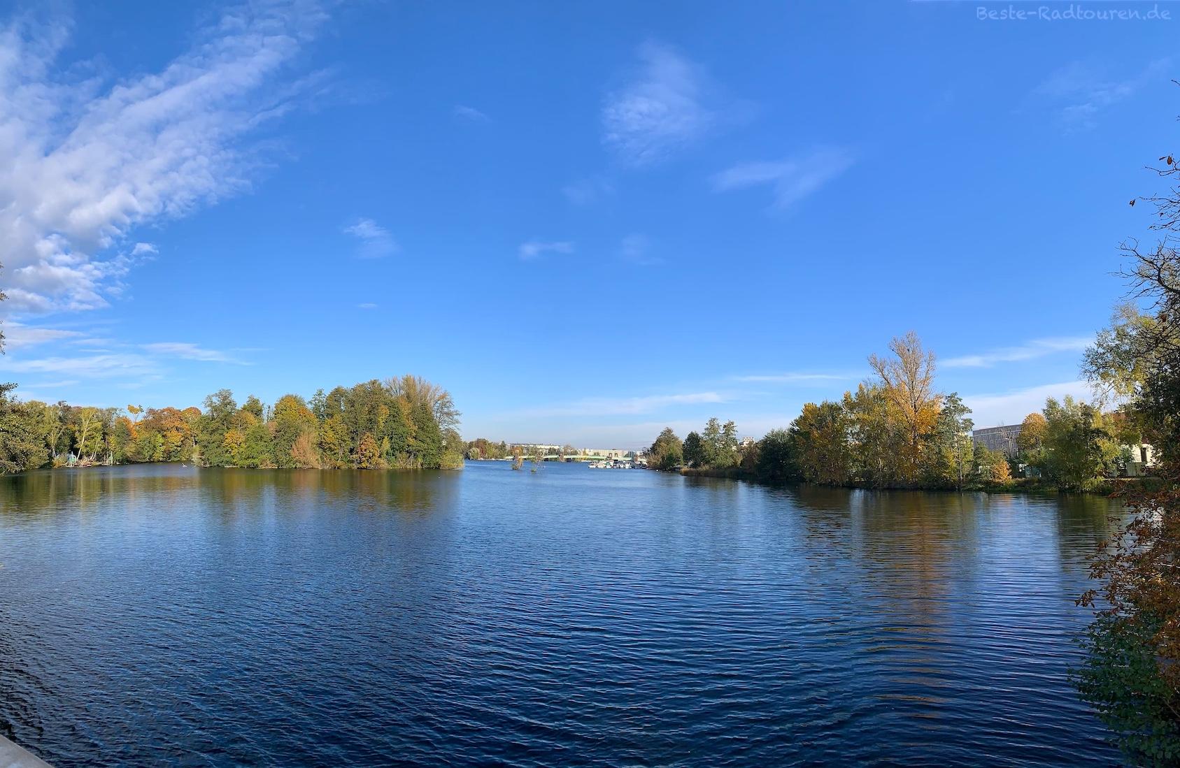Foto von der Kleinen Eiswerder-Brücke aus: Obere nördliche Havel
