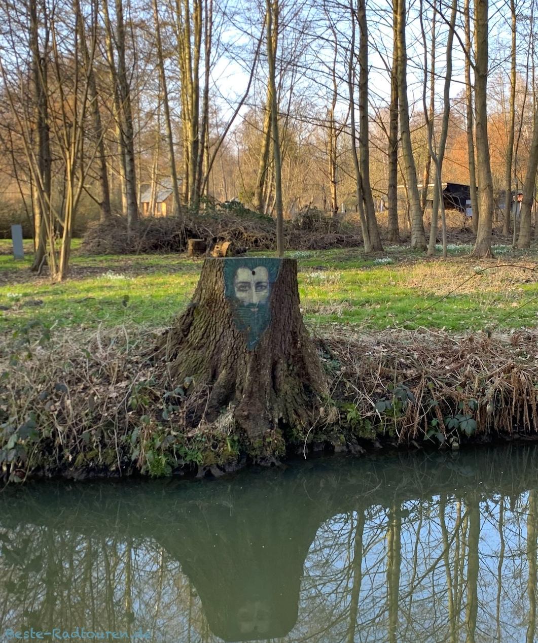 Foto vom Wotschofskaweg aus: Bürgerfließ, Erlenhorst (Lübbenau)