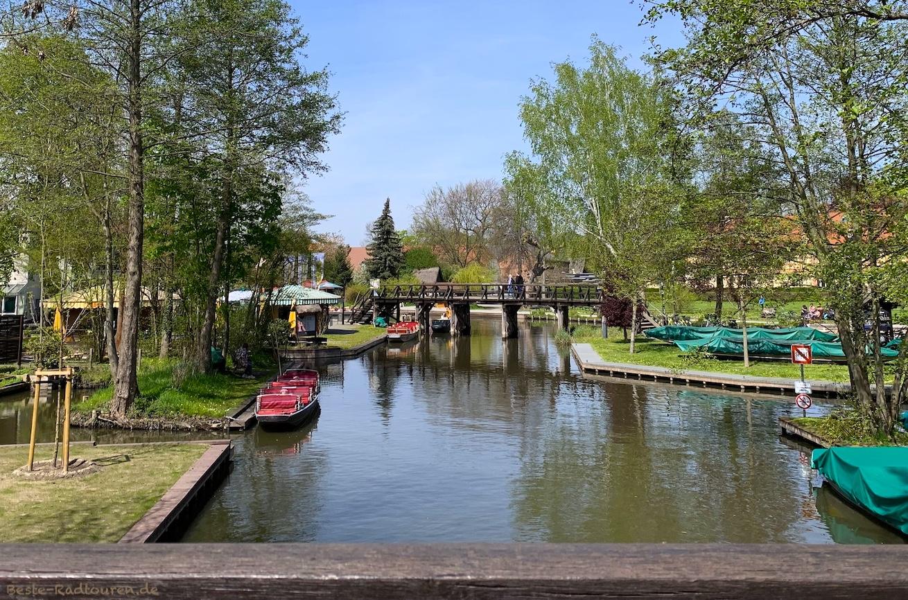 Foto von Gurken- und Spree-Radweg und der Kranichtour aus: SpreeNav-Kanal